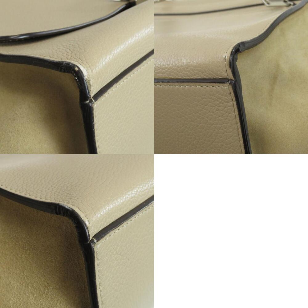 Celine Trapeze bag Dune calfskin leather suede - Picture 10 of 11